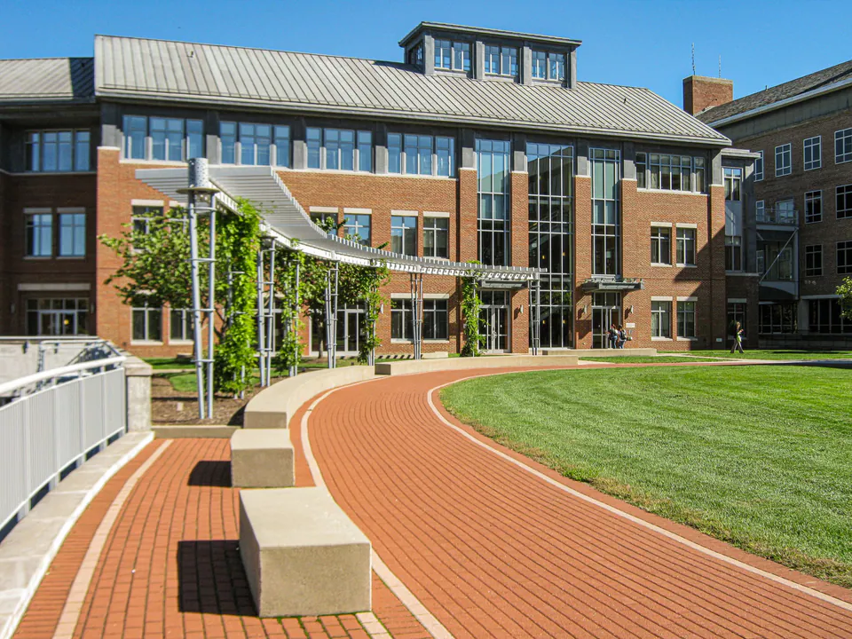 Denison University Campus Courtyard in Granville, OH